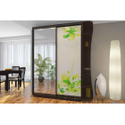 Two-door wardrobe with sliders