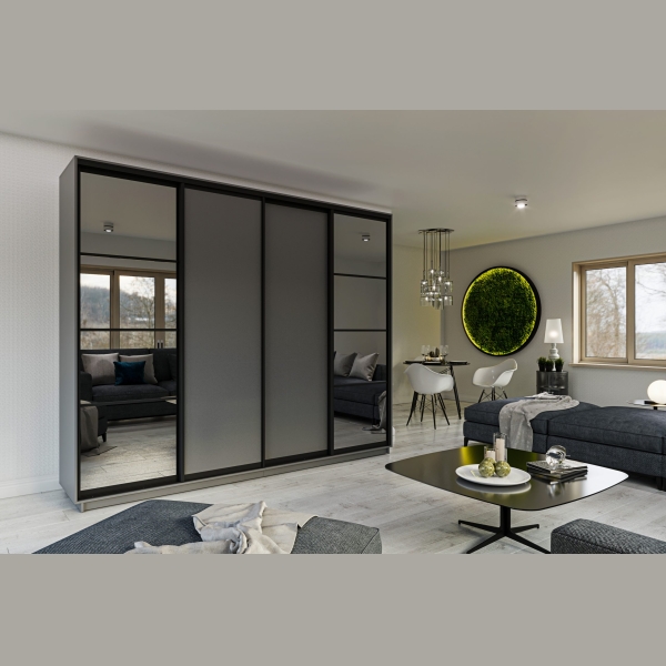 4-doors wardrobe