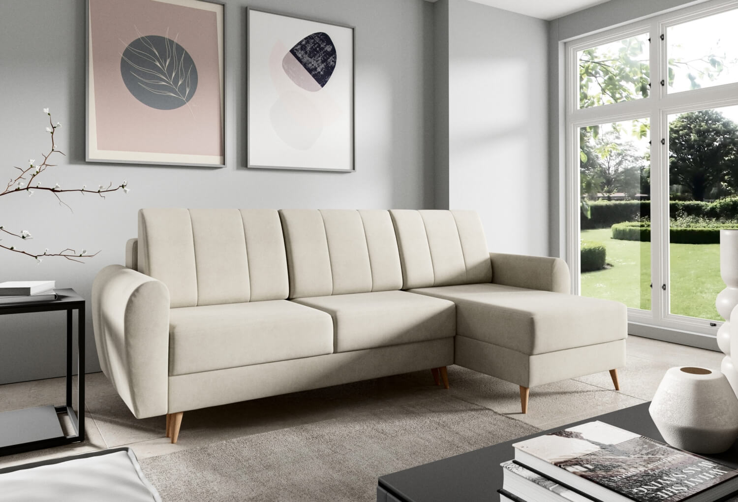 Modena i corner sofa bed